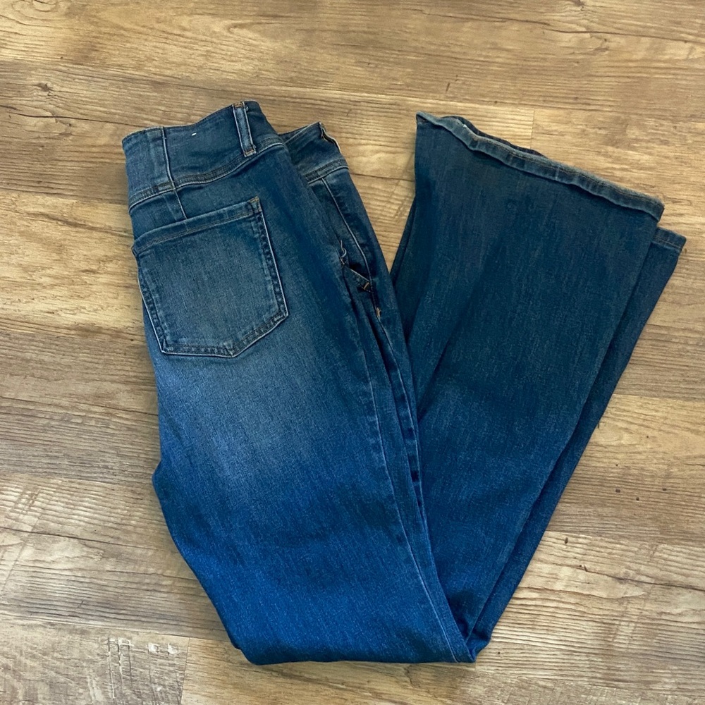 Shyanne Dark Blue Flare Jeans